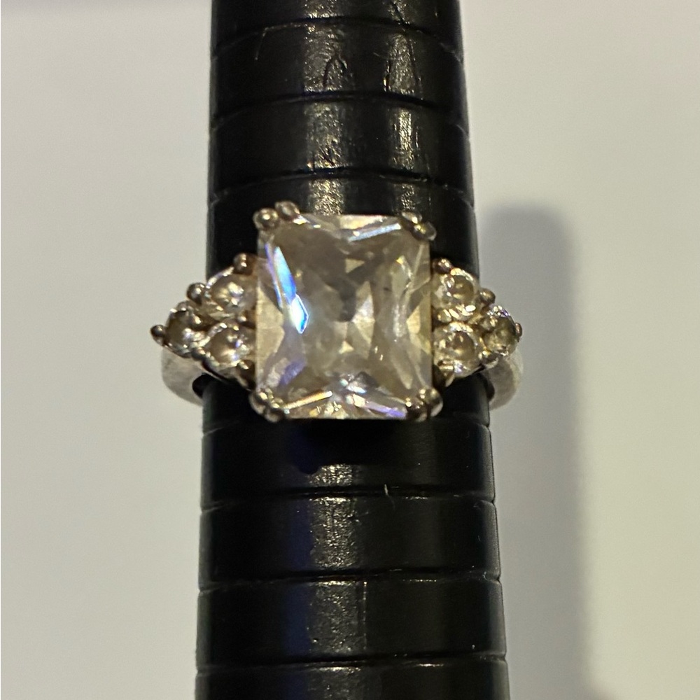 CZ and Sterling Silver Ring